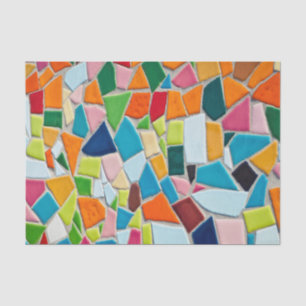 Bright Mosaic Tiles Tissue Paper