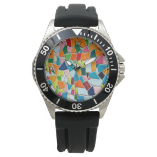 Bright Mosaic Tiles Watch