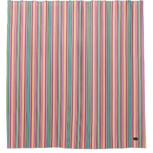 Bright Multi-Colour Stripe Shower Curtain by HAMbW