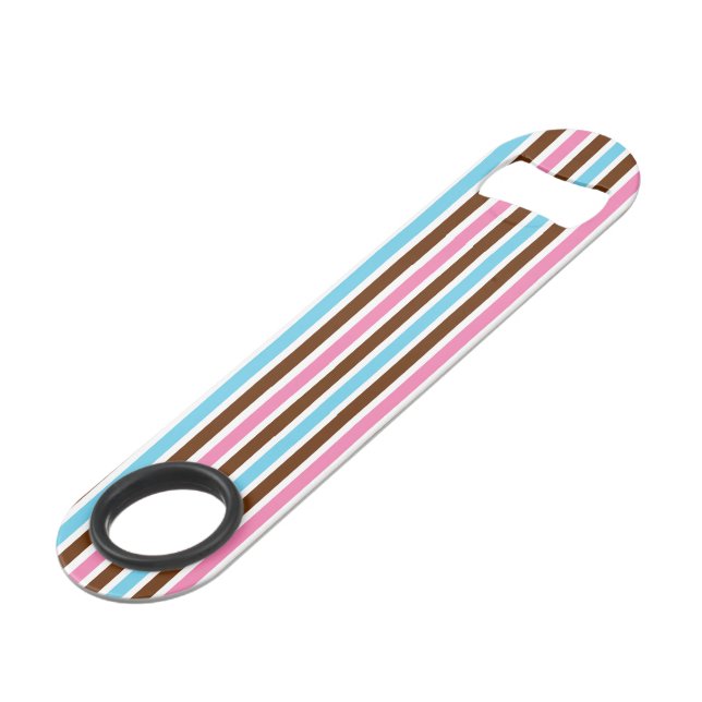 Bright Multi-Colour Stripe Striped Abstract Style (Front Angled)