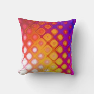 Bright Multicolor Abstract - Pillow