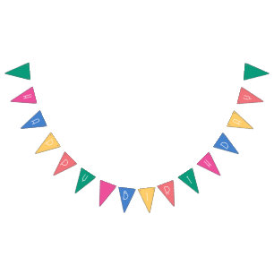 Bright Multicolor  Bunting