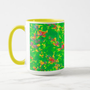 Bright Multicolor Floral Pattern Mug