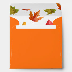  Bright Multicolor Orange, Yellow, Green  Envelope