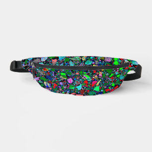 Bright Multicolor Rocks Stones Bum Bags