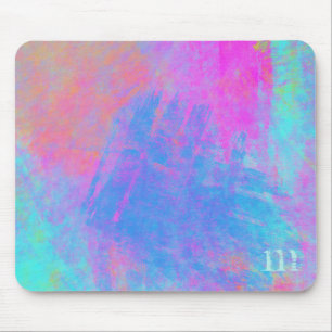 Bright Multicolor Splashes Mouse Pad