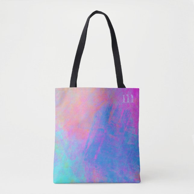 Bright Multicolor Splashes Tote Bag (Front)