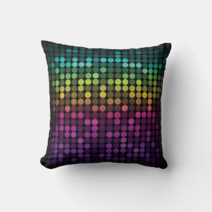 Bright Multicolor Vintage Abstract Art Cushion
