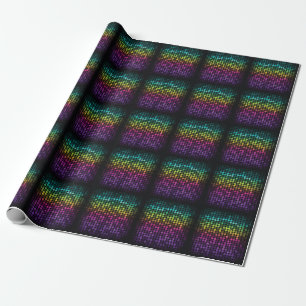 Bright Multicolor Vintage Abstract Art Wrapping Paper