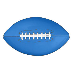 Bright navy blue (solid colour) american football