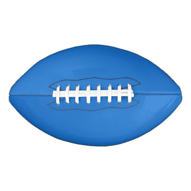Bright navy blue  (solid colour)  american football (Front)
