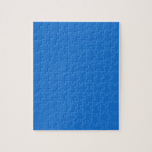 Bright navy blue  (solid colour)  jigsaw puzzle (Vertical)