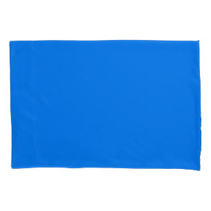 Bright Navy Blue Solid Plain Colour Pillowcase