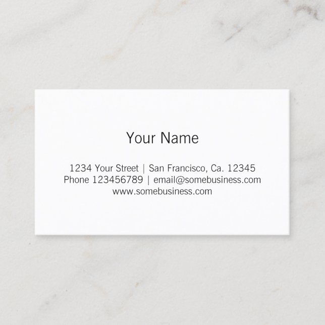 Bright neon green colour business card template 10 (Front)