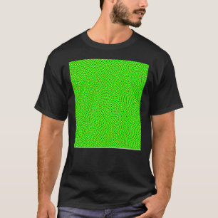 Bright Neon Green Optical Illusion Dots  Sleeveles T-Shirt
