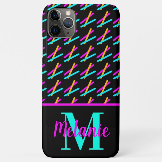 Bright Neon Laser Action Flourescent Fun Case-Mate iPhone Case (Back)