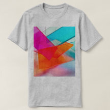 Bright Neon Modern Geometric Glass Panes