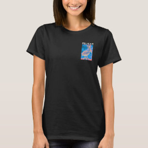 Bright Neon Pelican Panels T-Shirt