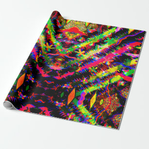 Bright Neon Wrapping Paper