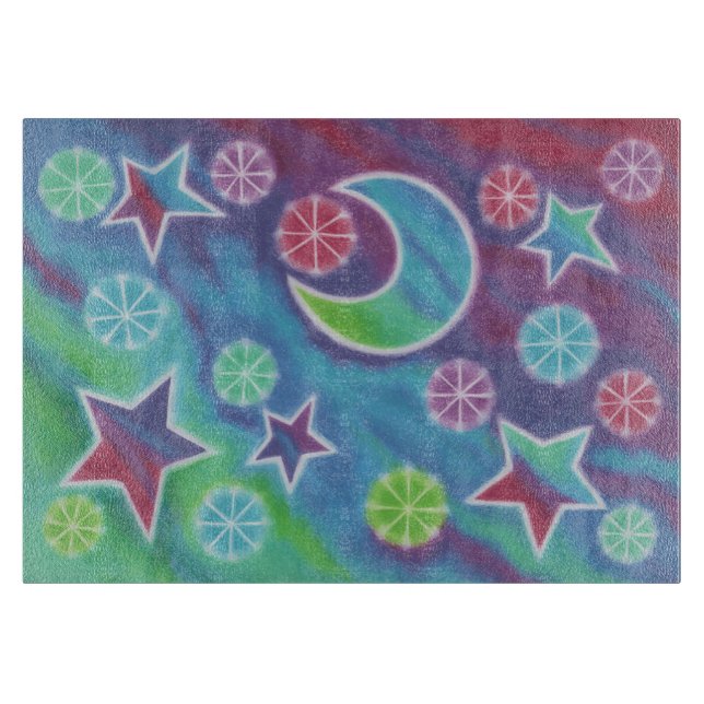 Bright Night cutting board (Front)