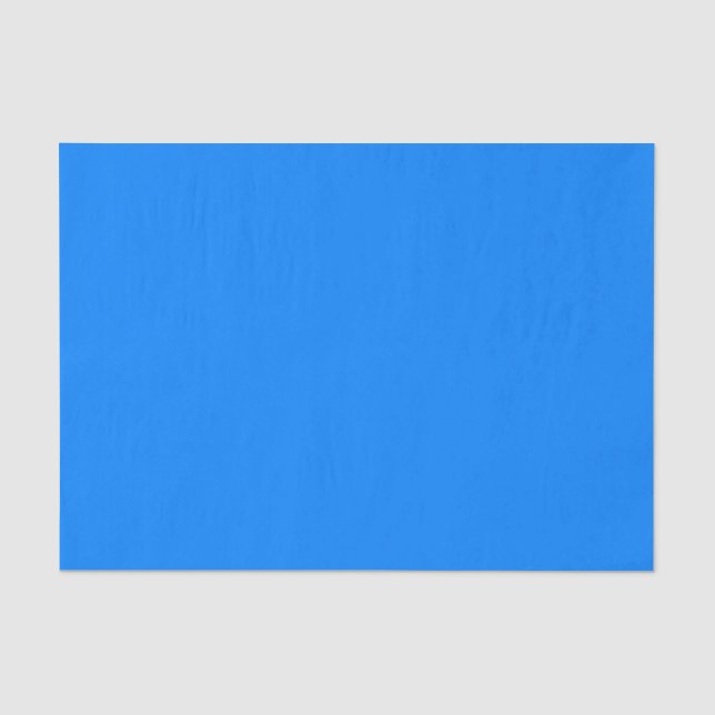 Bright Noticeable Blue Tissue Paper (Front)