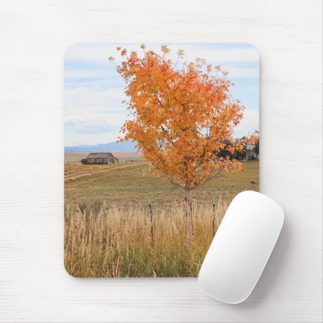 Bright October  Mouse Mat (With Mouse)