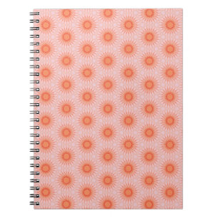 Bright Orange and Peach Pink  Notebook