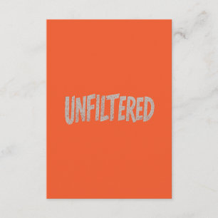 Bright Orange Background Digital Wallpaper Enclosure Card