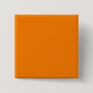 bright orange DIY custom background template 15 Cm Square Badge