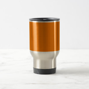 bright orange DIY custom background template Travel Mug