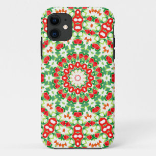 Bright Orange Green Fashionable Bandanna Shawl iPhone 11 Case