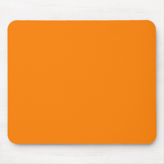 Bright Orange Mouse Mat (Front)