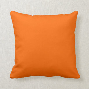 Bright Orange  Solid Colour Cushion