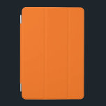 Bright Orange  Solid Colour iPad Mini Cover<br><div class="desc">Bright orange solid colour background. Coordinate your colours. Pretty shade of orange.</div>
