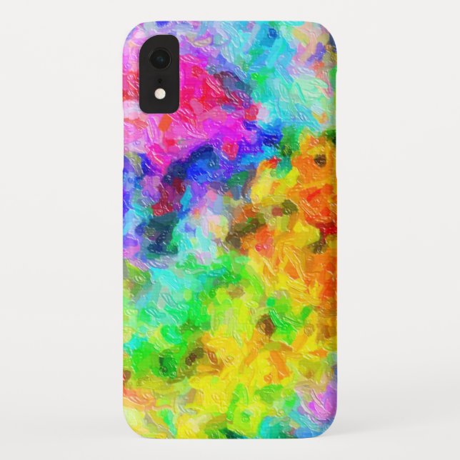 Bright Paintbrush Colours Case-Mate iPhone Case (Back)