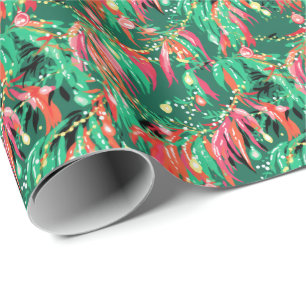 Bright Palm Beach Christmas Hot Chilli Peppers Wrapping Paper