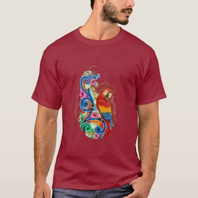 bright parrot T-Shirt (Front)