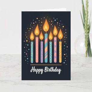Bright Pastel Birthday Card