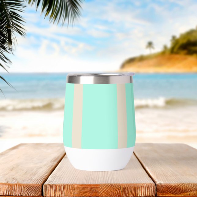 Bright pastel blue and grey striped lines (Beach)
