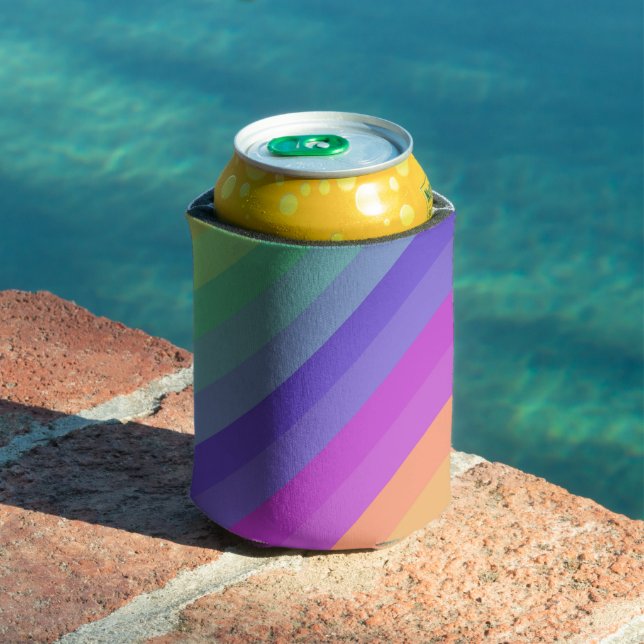 Bright Pastel Rainbow Stripe Cooler (In Situ Pool)