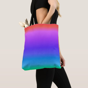 Bright Pastel Rainbow Tote Bag