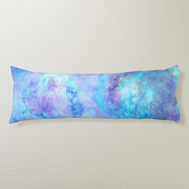 Bright Pastel Tarantula Nebula Body Pillow (Front)