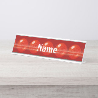 Bright Pattern Desk Name Plate