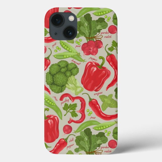 Bright pattern from fresh vegetables Case-Mate iPhone case (Back)