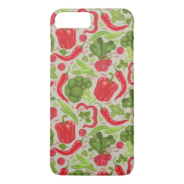 Bright pattern from fresh vegetables Case-Mate iPhone case (Back)
