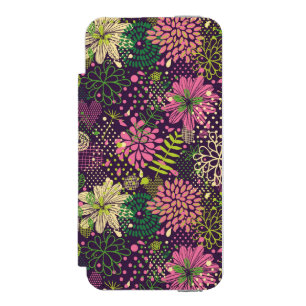 Bright pattern incipio watson™ iPhone 5 wallet case