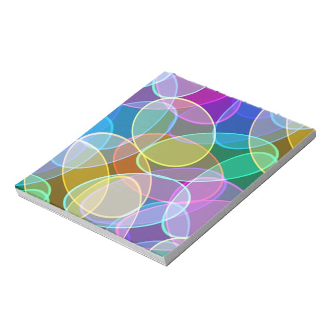 Bright Pattern Notepad (Rotated)