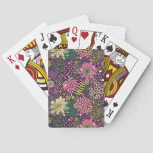 Bright pattern playing cards