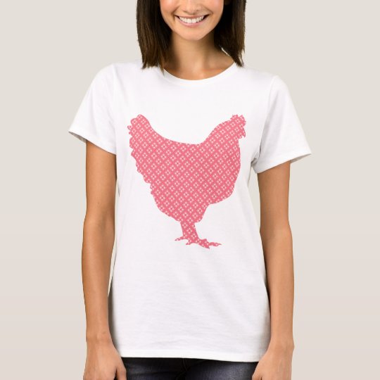 Bright patterned chicken T-Shirt