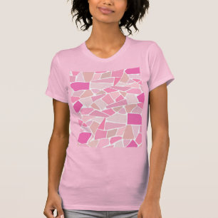 Bright Pink Abstract T-Shirt